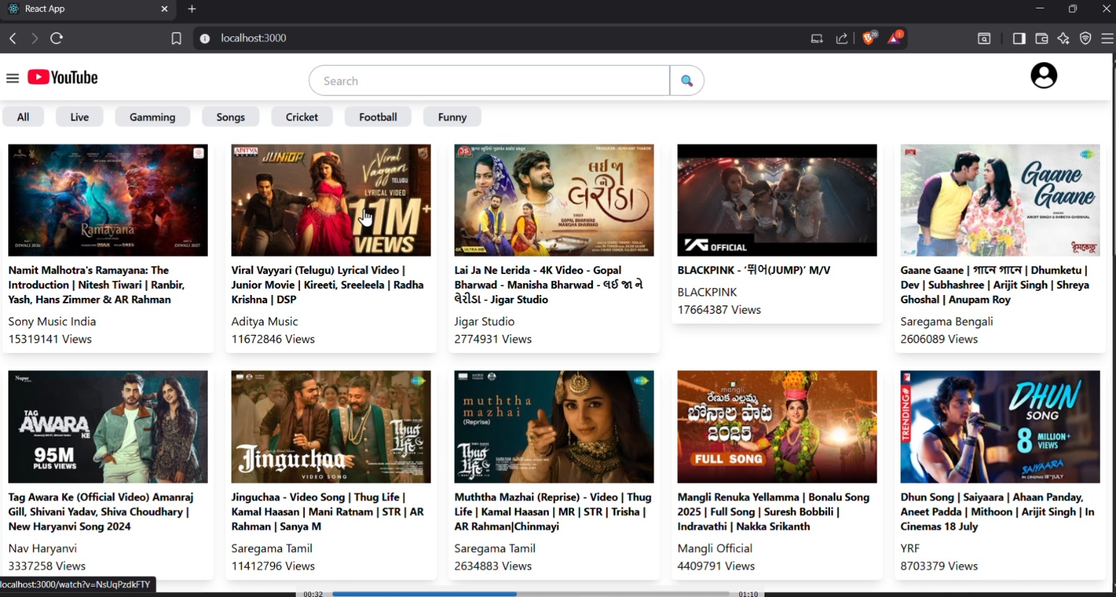 Youtube Clone